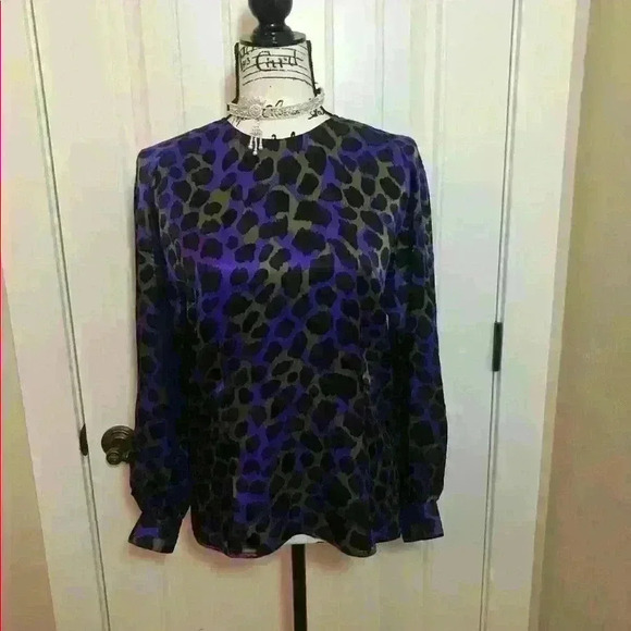 Jerri Sherman Tops - Jerri Sherman Leopard Top Size 6
